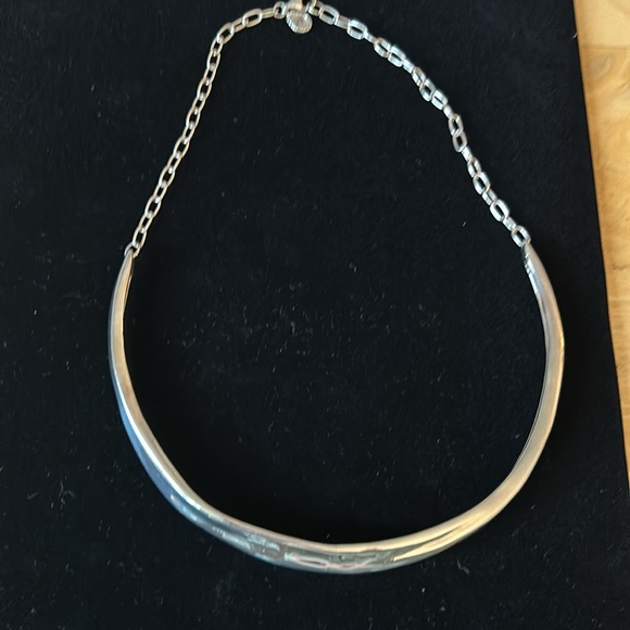 Silpada Sterling Silver Modernist Solid 17" Adjustable Choker Necklace - 45g - Picture 2 of 8